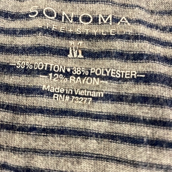 SONOMA long sleeve T-shirt size M - Picture 4 of 4